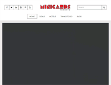 Tablet Screenshot of minicardstoronto.com